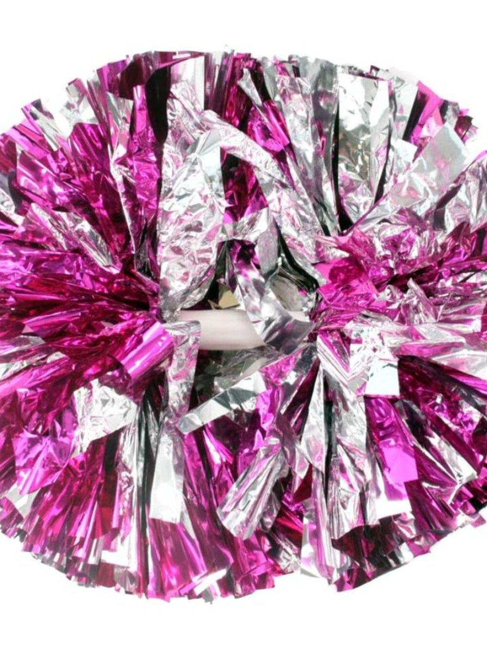 2/6/12PCS Pom Poms Cheerleading with Baton Handle Cheerleader Pompoms for Cheeri